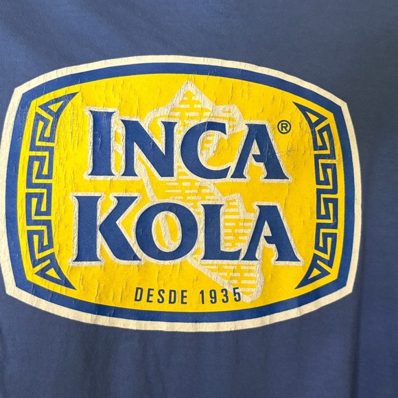 INCA KOLA T-Shirt, Peru. Unisex  Size XL Blue - Picture 3 of 6